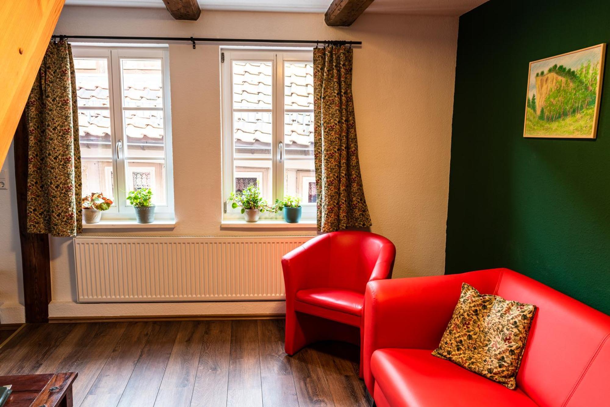 Fachwerkhotel - Ferienhaeuser Vorhof Zur Hoelle Quedlinburg Esterno foto